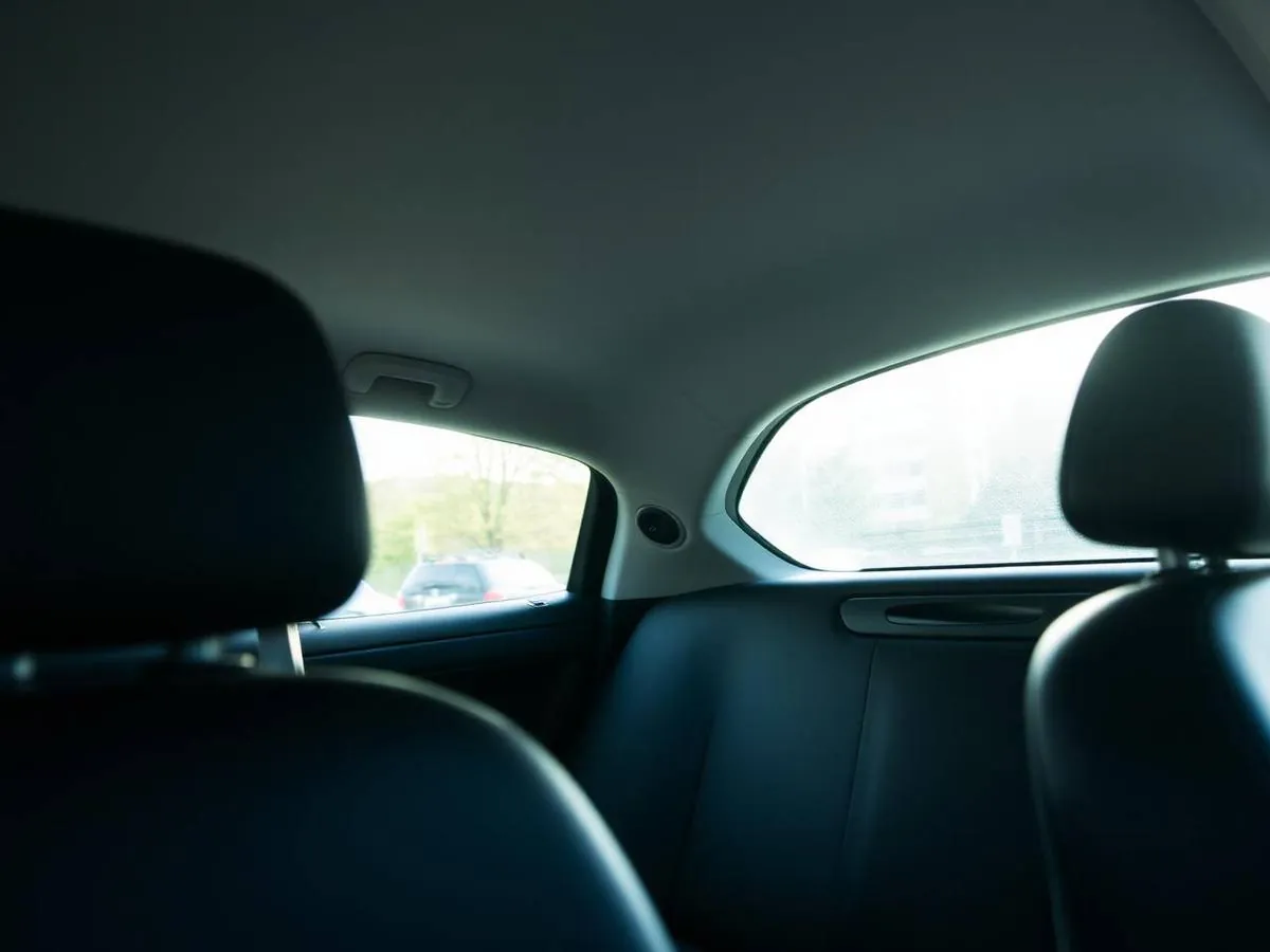 Clean air-conditioned cab interior
